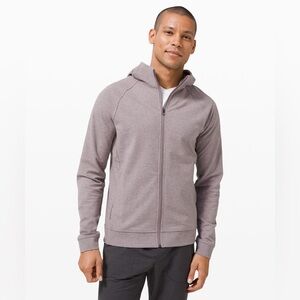 Lululemon City Sweat Full Zip Hoodie Medium Lunar Stretchy Breathable Pockets